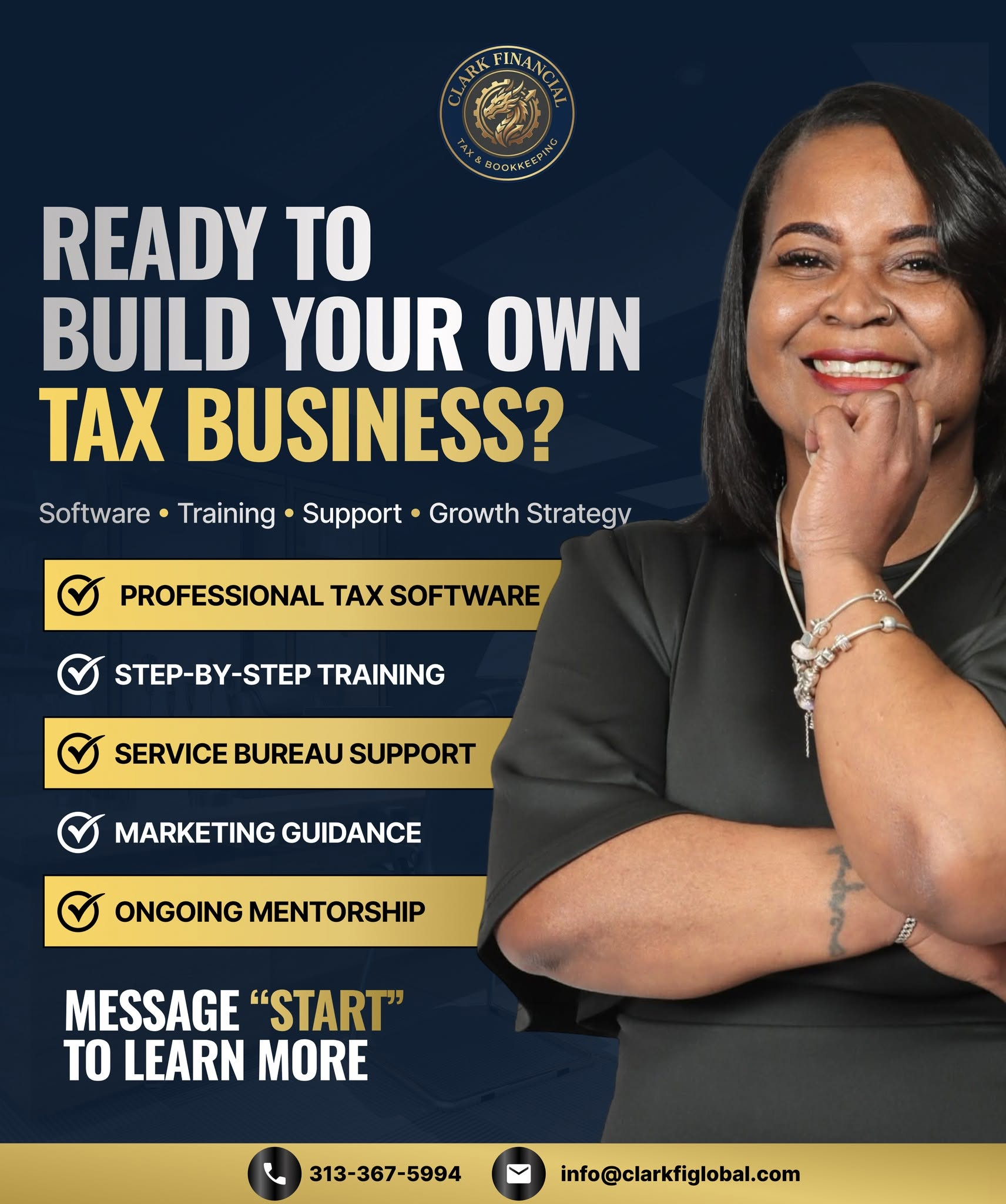 Clark Financial — Ready to build your own tax business? Software, training, support, and growth strategy